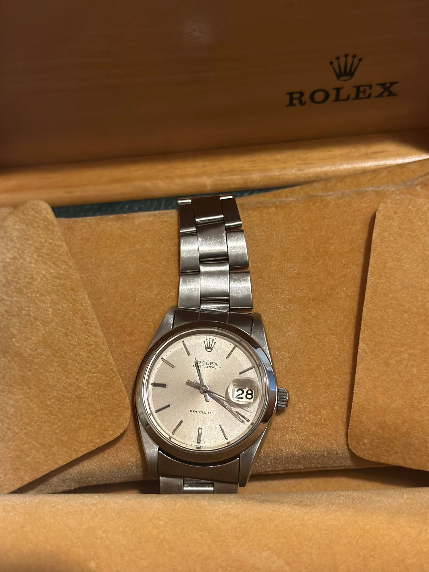 ROLEX OYSTERDATE PRECISION 6694 DE 1968