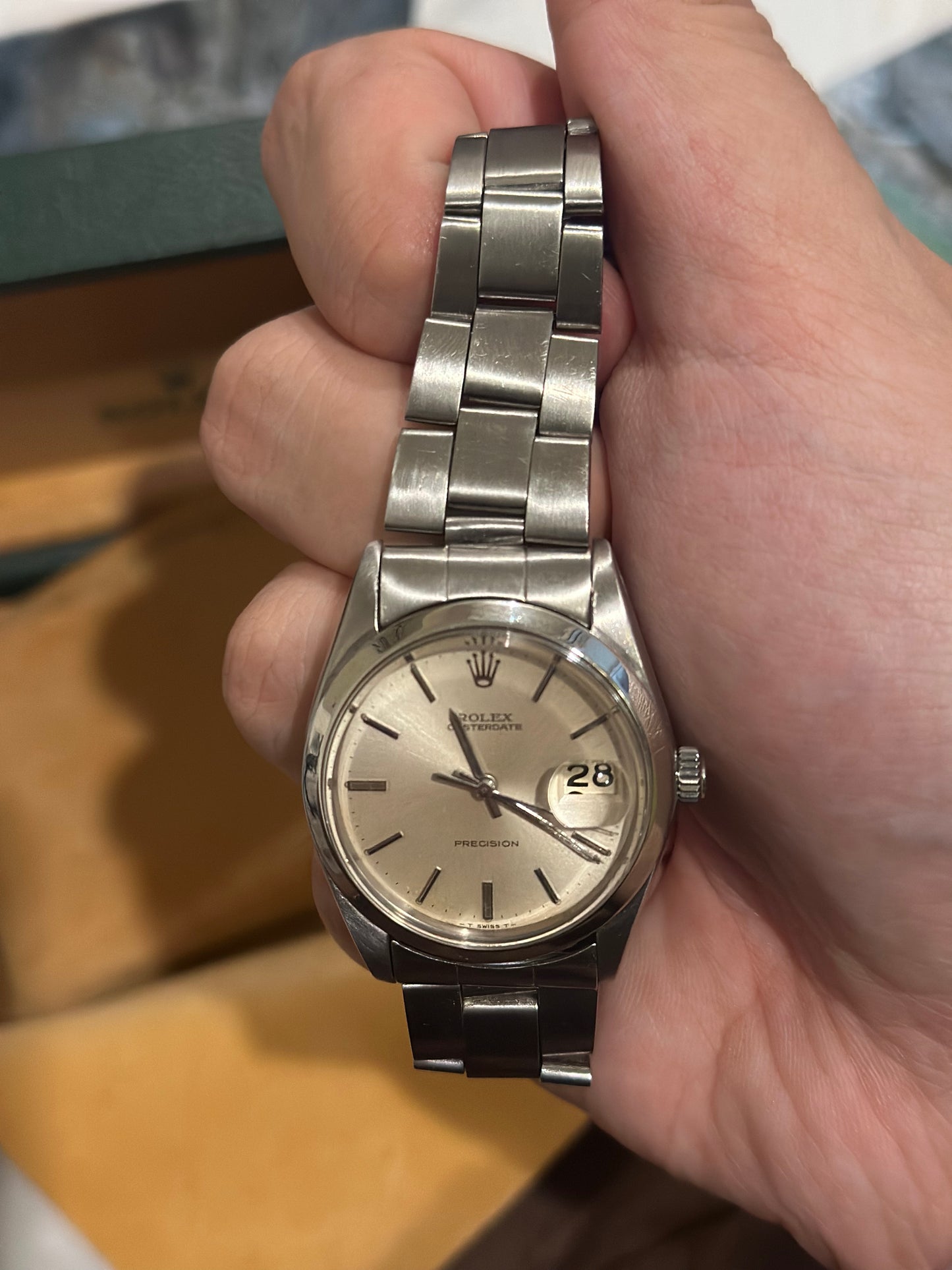 ROLEX OYSTERDATE PRECISION 6694 DE 1968