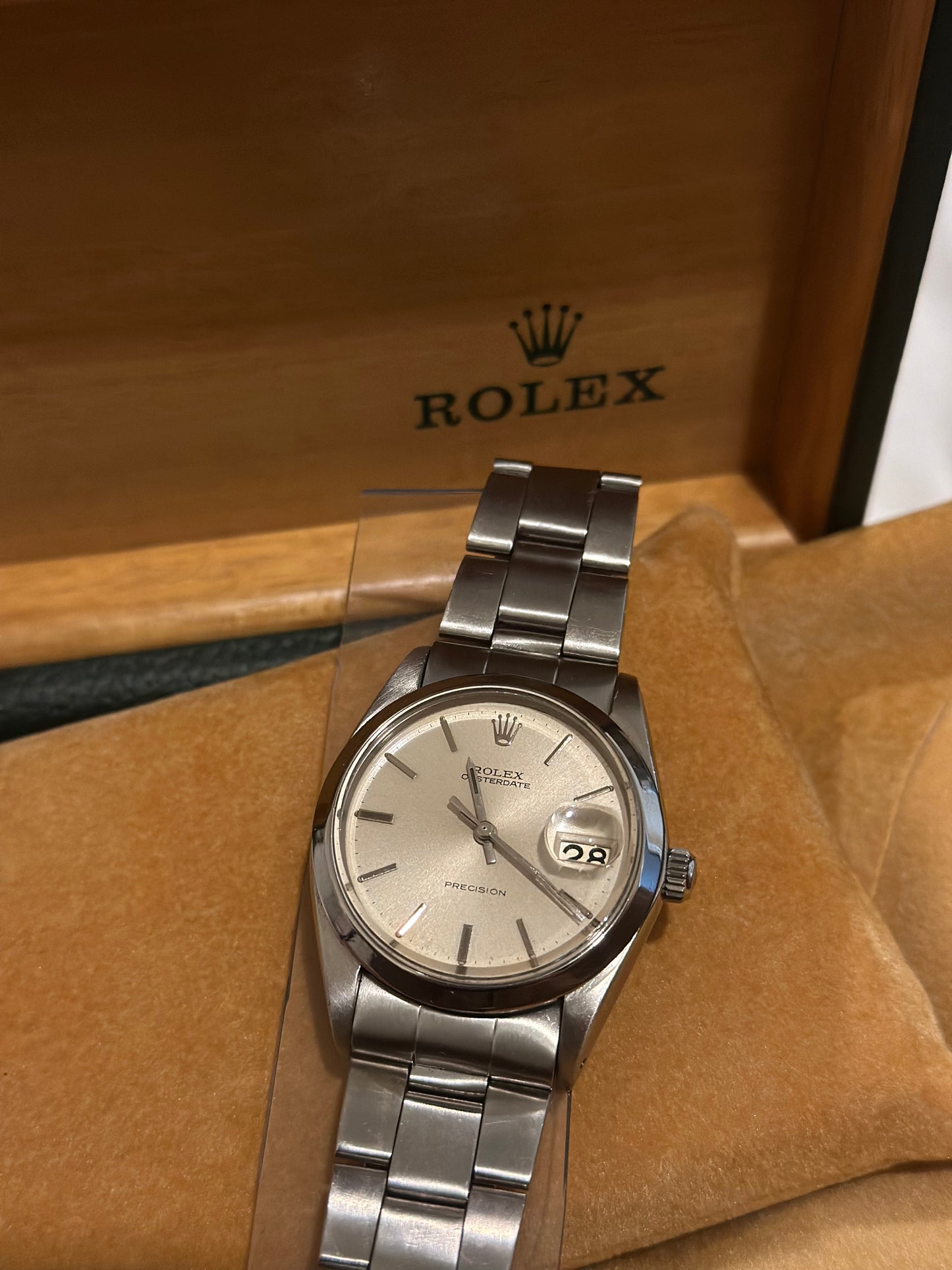 ROLEX OYSTERDATE PRECISION 6694 DE 1968